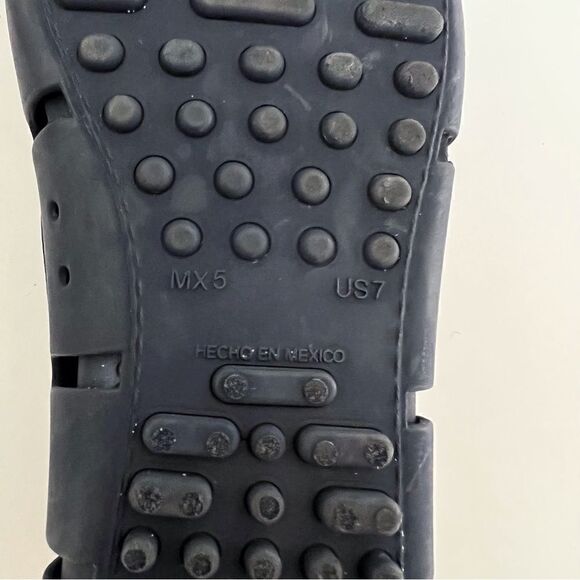 Mayaguana Moccasin Beach Swim Shoe Blue Loafer Net Upper Men's Size 7 - Picture 9 of 9